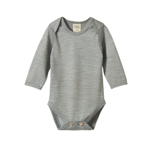 Nature Baby Merino Essential L/S Bodysuit